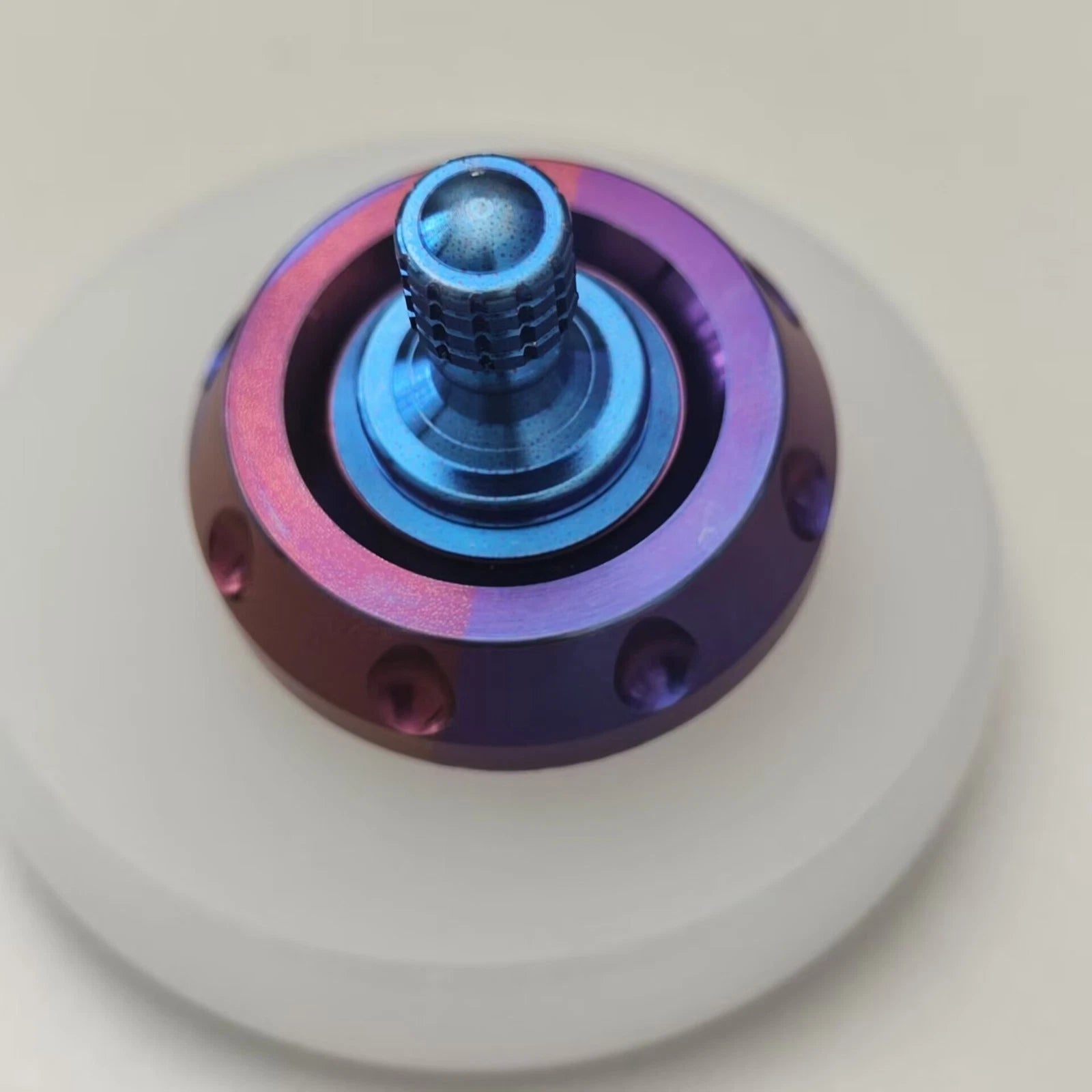 Titanium Alloy Spinning Top EDC Toy Top Spinner Mental Stress Relief Fidget Toys 07FC0E-D4 - KOEEK