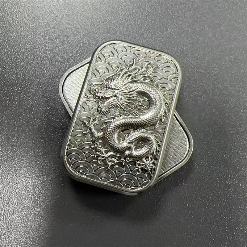 EDC Fidget Slider 3D Stereo Dragon Alloy Mechanical Push Fidget Toys Idea Gifts 07FC0E-D4 - KOEEK
