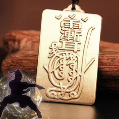 54mm Chinese Style Brass Retro Taoism Safe and Sound Amulet Pendant Decoration 07FC0E-D4 - KOEEK