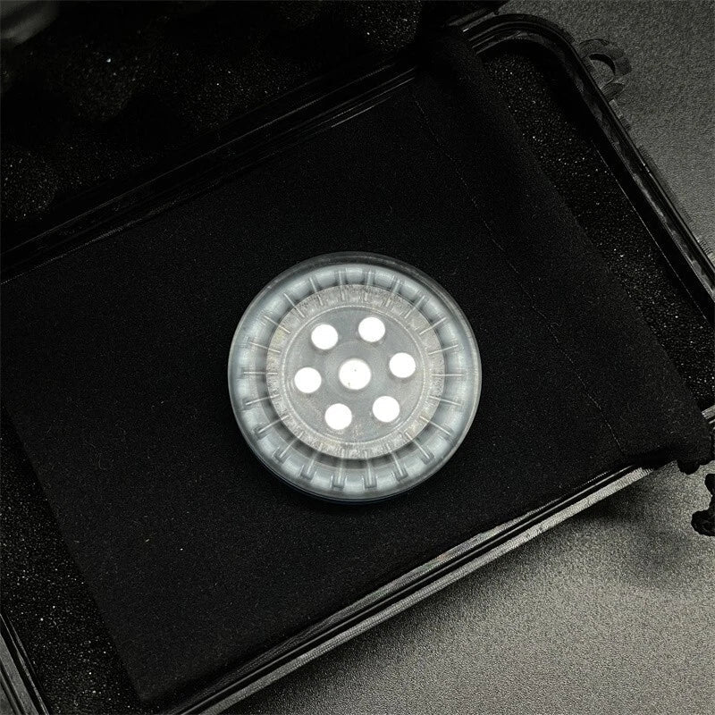 Transparent PC Fidget Coin Haptic Coins Adult EDC Fidget Toy ADHD Hand Spinner 07FC0E-D4 - KOEEK