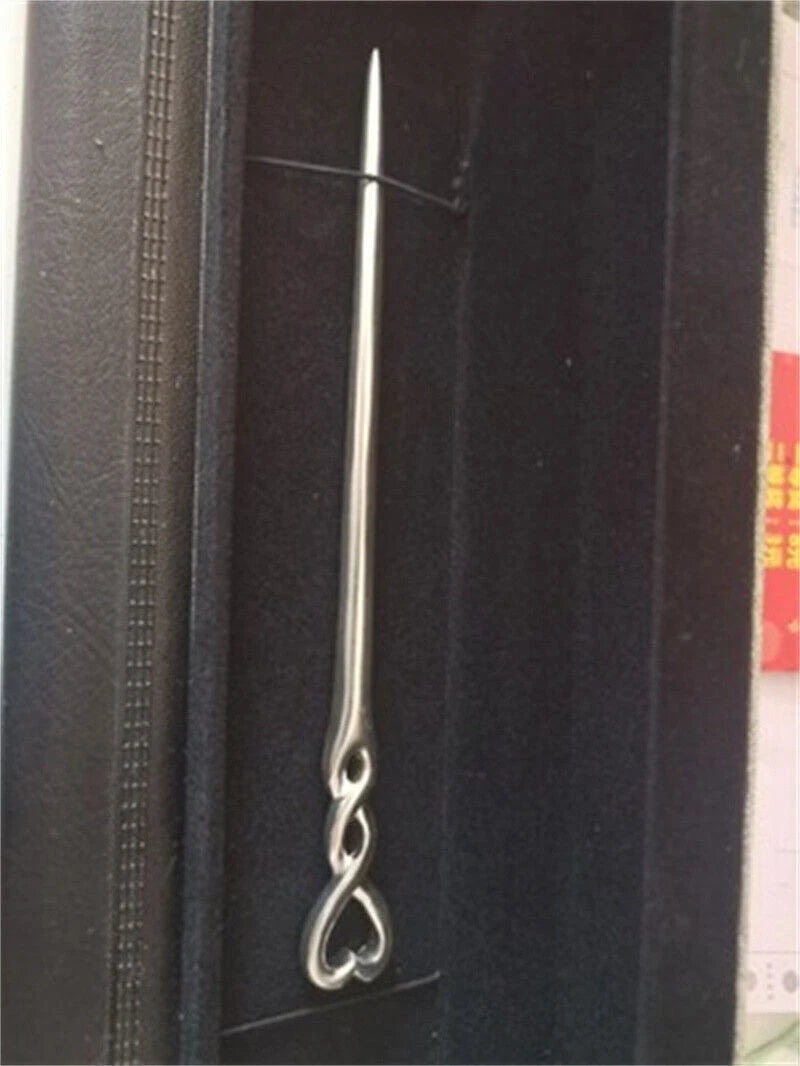 China Ancient Hanfu Style 999 Sterling Silver Hairpin Women Hair Stick Handmade 07FC0E-D4 - KOEEK