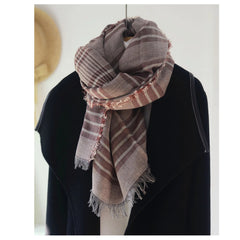 Mens Scotland Plaid Soft Cotton Scarf Casual Fashion Neckerchief Shawl Bandana 07FC0E-D4 - KOEEK