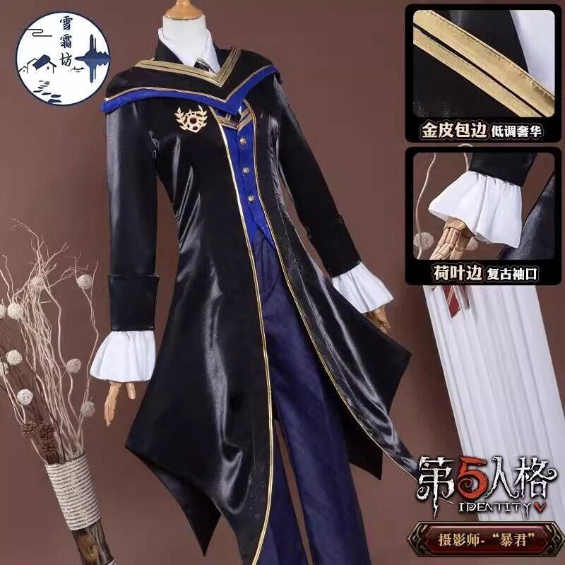 Identity V Joseph Desaulniers Photographer Cosplay Costume Set Unisex Halloween 07FC0E-D4 - KOEEK
