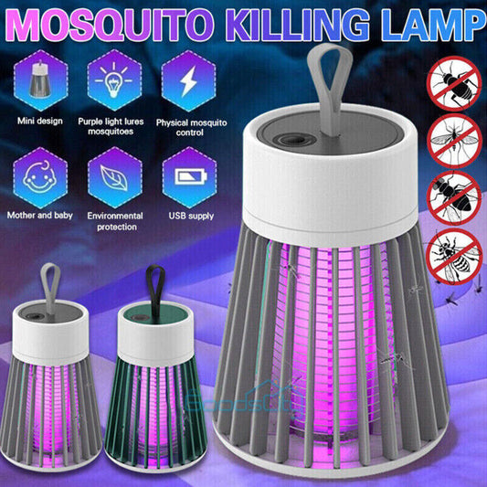 ny Mosquitos Exterminador De Insectos Electrico Mata Lampara Moscas Trampa con LED