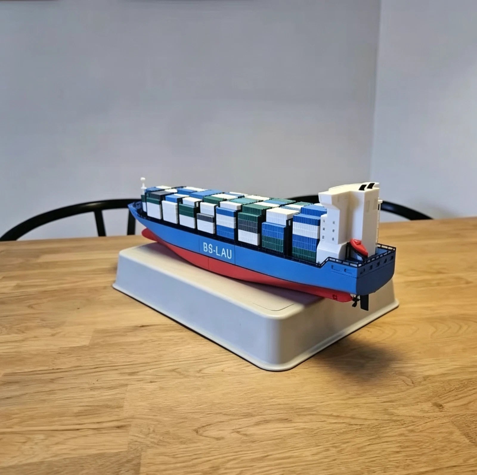 1/400 Container Ship 3D Printed 45cm Model, Static Display Collectible Gift 07FC0E-D4 - KOEEK