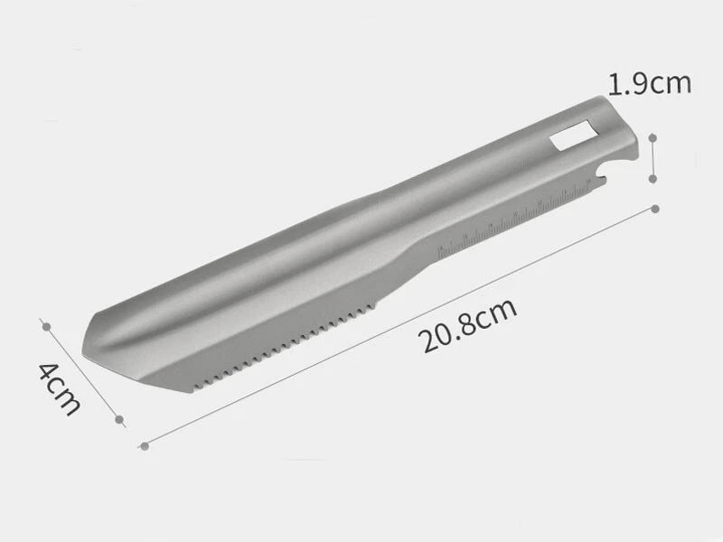 Portable Outdoor Titanium Multi Tools Camping Shovel Engineer GardeningShovelEDC 07FC0E-D4 - KOEEK