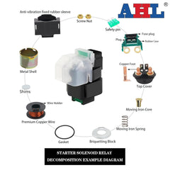 new AHL Starter Solenoid Relay for Arctic cat 500 4x4 1998-2003/375 2x4 4x4... AHL - KOEEK