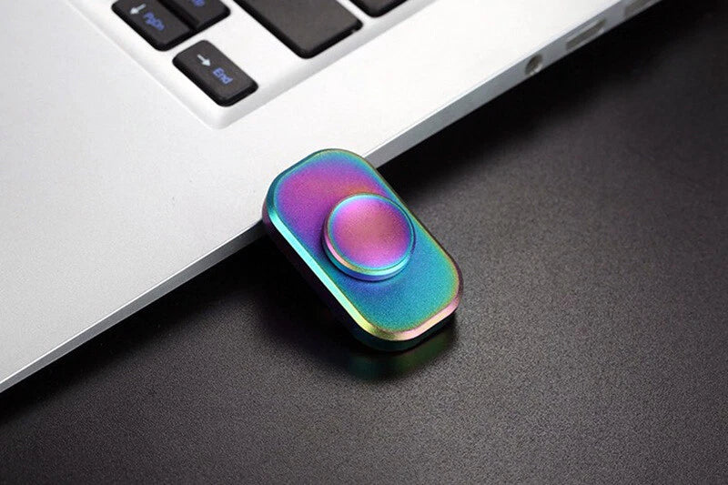 Mini Bar EDC Covert Brass Metal Fidget Spinner R188 Bearing LEAD-FREE Gift 07FC0E-D4 - KOEEK