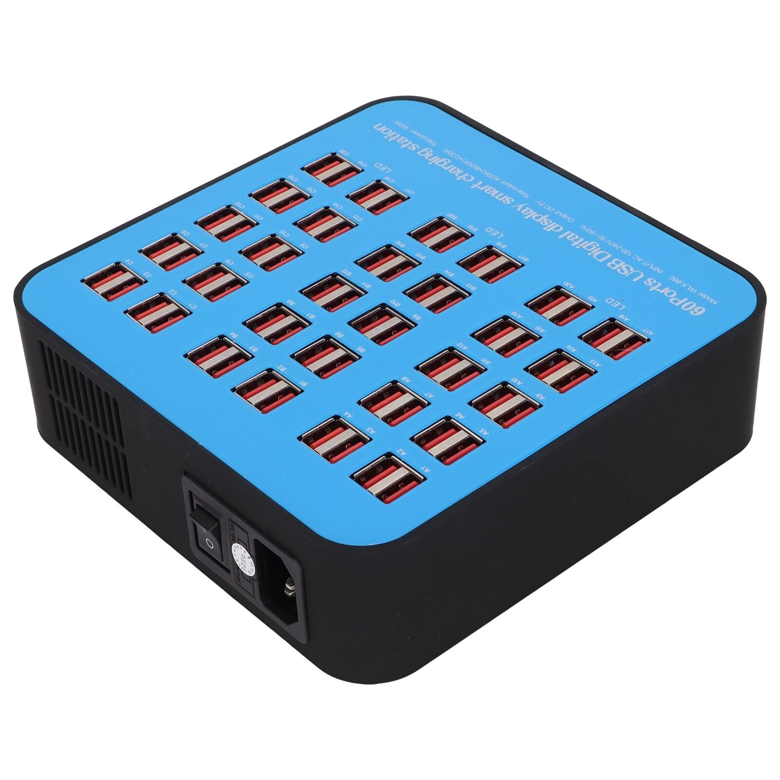 new 60 Ports Desktop Charger Universal Multi Ports Charging Station For Tablets For koeek - KOEEK