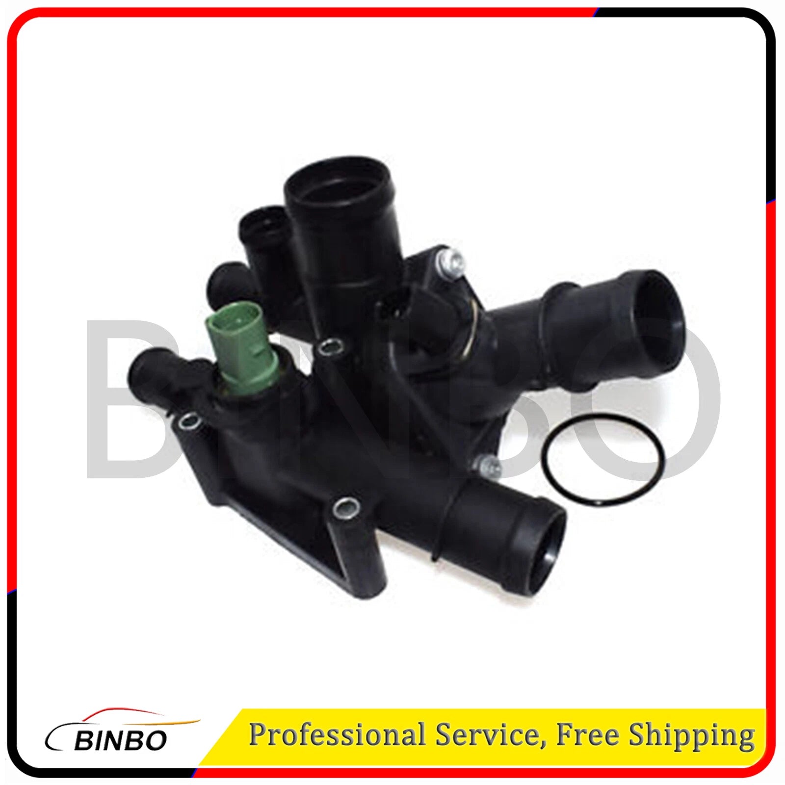 06A121111  Engine Thermostat Housing Assembly For Audi A3 Seat VW Skoda 1.6L 07FC0E-D4 - KOEEK