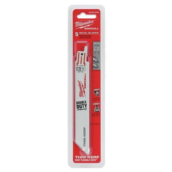 new Milwaukee Tool 48-01-6186 6 In 24 Tpi Sawzall Blades, 50 Pack Milwaukee - KOEEK