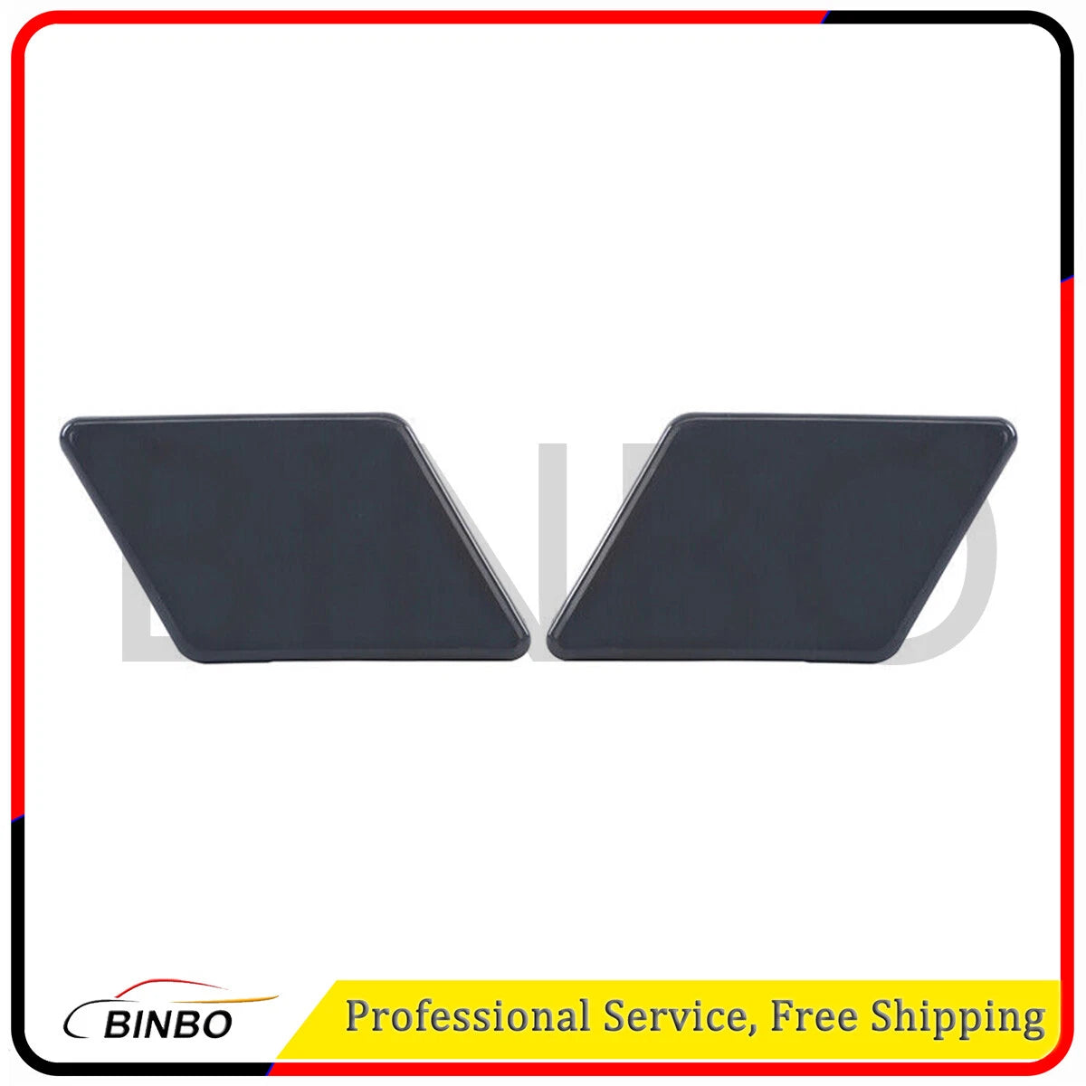 2x LH & RH Side Bumper Headlight Washer Cover Cap Lid for BMW E90 E91 328i 328xi 07FC0E-D4 - KOEEK
