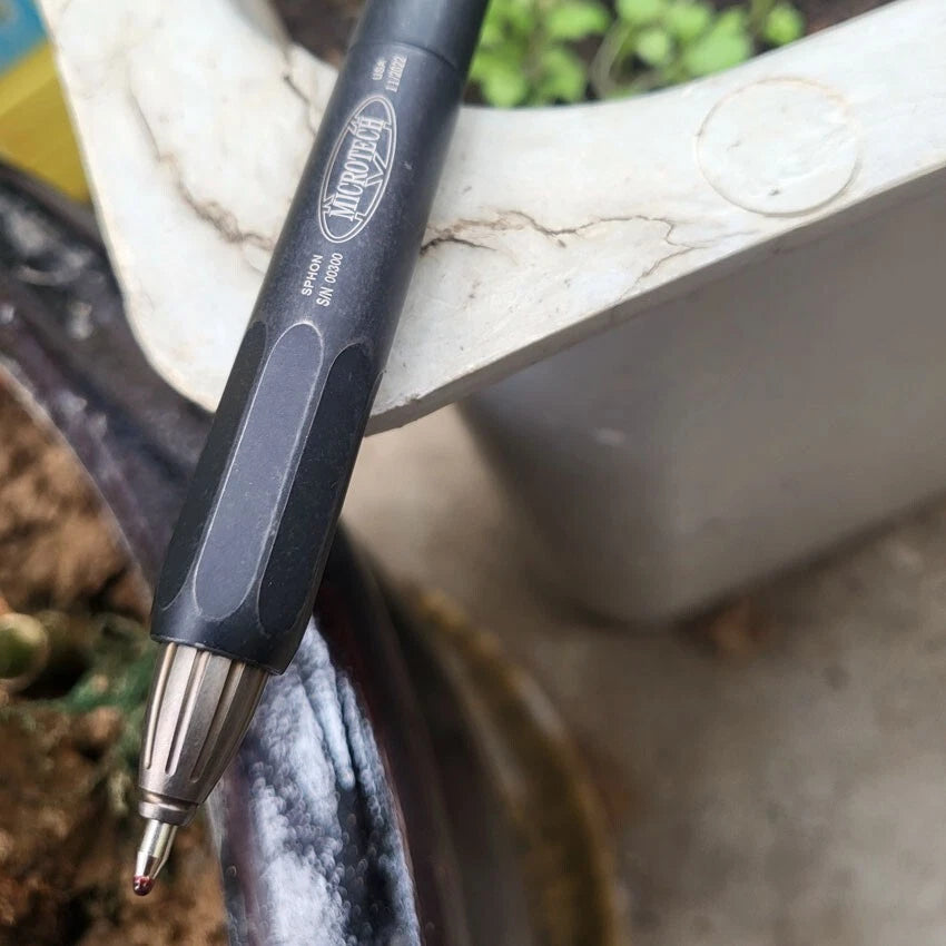 Titanium Pocket Siphon Pen Ball Pen For Student Business Signature Gel Pen EDC 07FC0E-D4 - KOEEK
