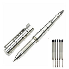 Hot Practical Stainless Steel Ball Pen Signature Tactical Pens G2 Refills EDC 07FC0E-D4 - KOEEK
