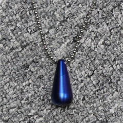 EDC Pure Titanium Waterproof Pill Box case Holder Container Necklace Pendant 07FC0E-D4 - KOEEK