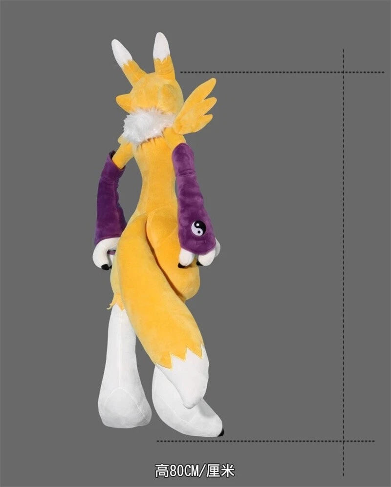31" Digimon Renamon Plush Doll Stuffed Toy Digital Monster Cosplay Pillow Gift 07FC0E-D4 - KOEEK
