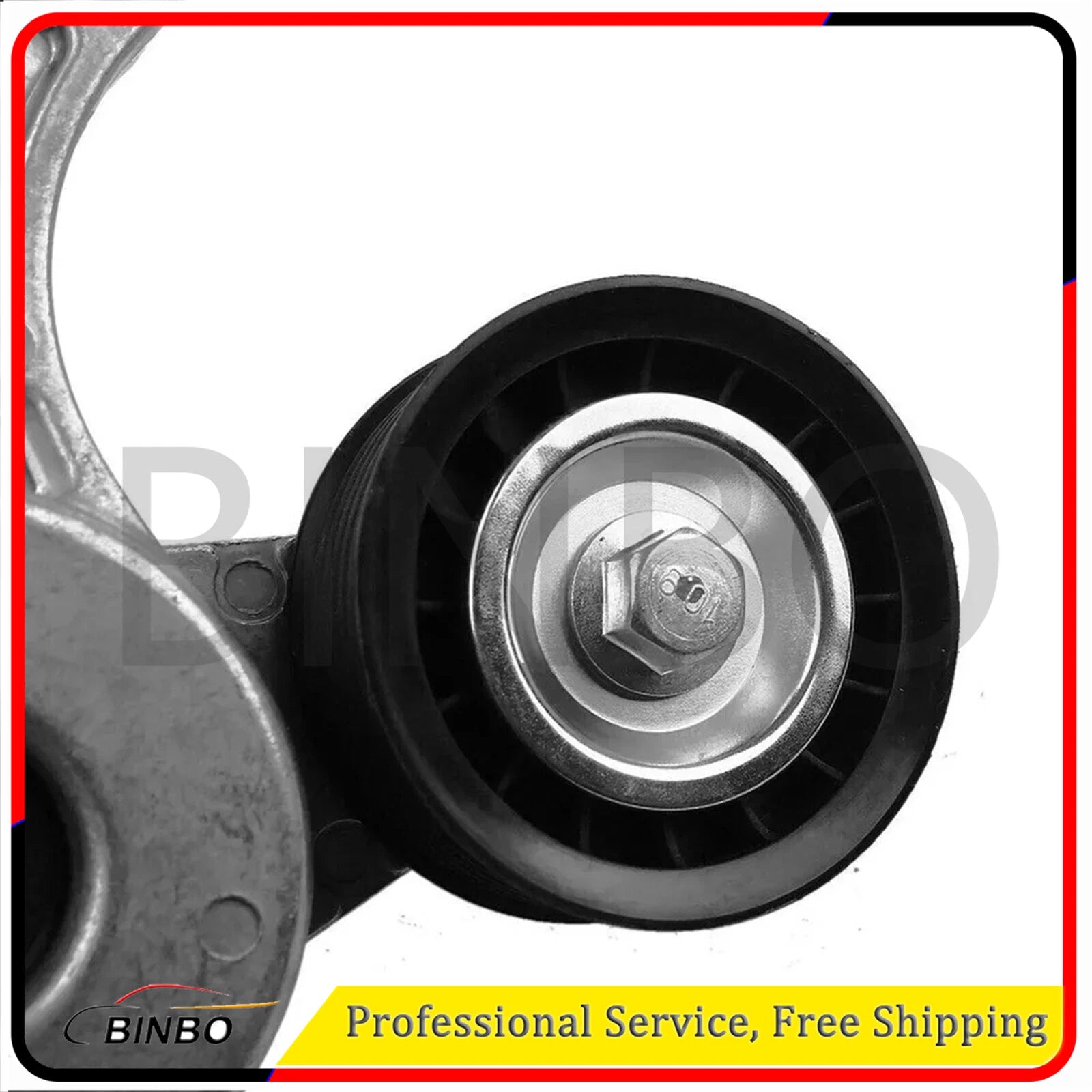Belt Tensioner Pulley Assembly for Audi Q7 Porsche Cayenne Volkswagen Touareg 07FC0E-D4 - KOEEK