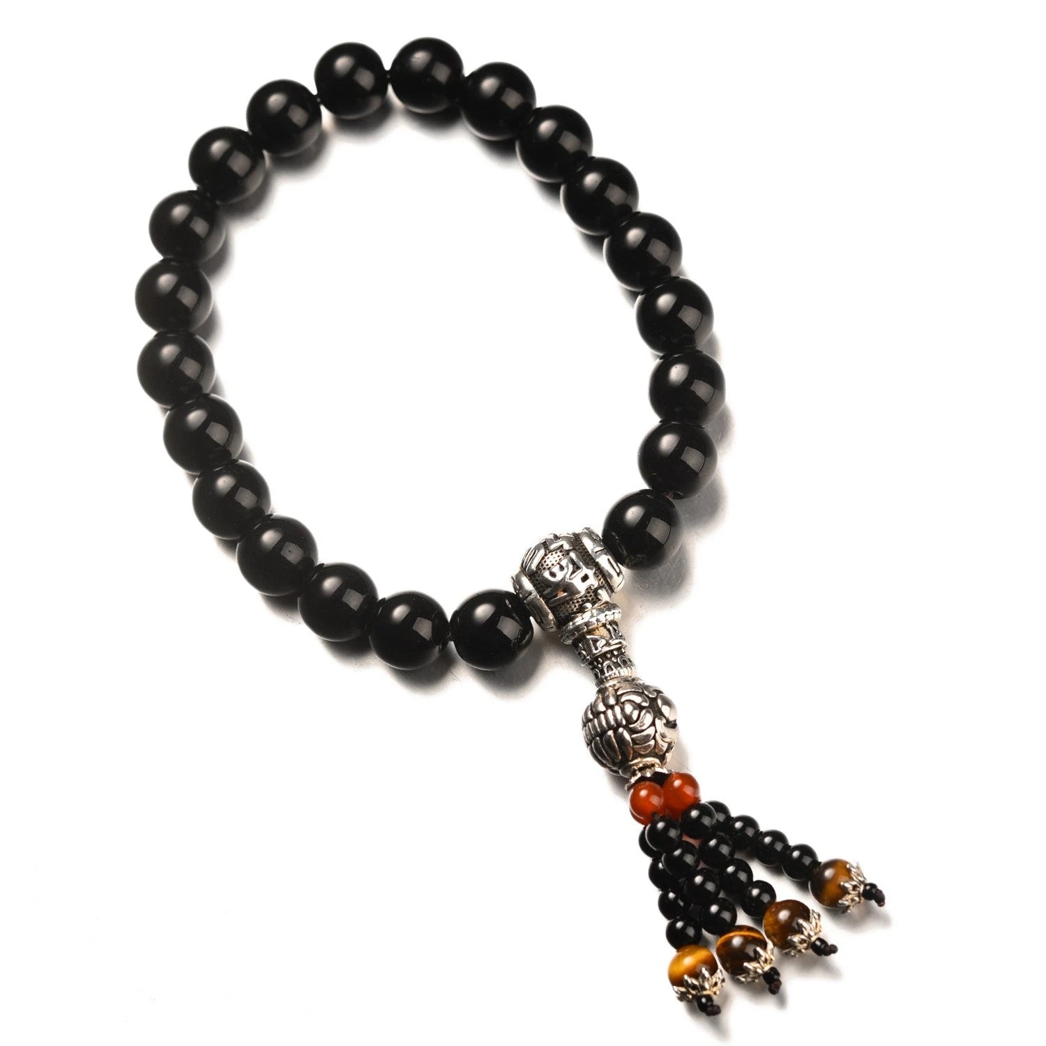 Crystal Gear Shift Bead Car Hanging Ornament Buddha Bead Decoration Accessory 07FC0E-D4 - KOEEK