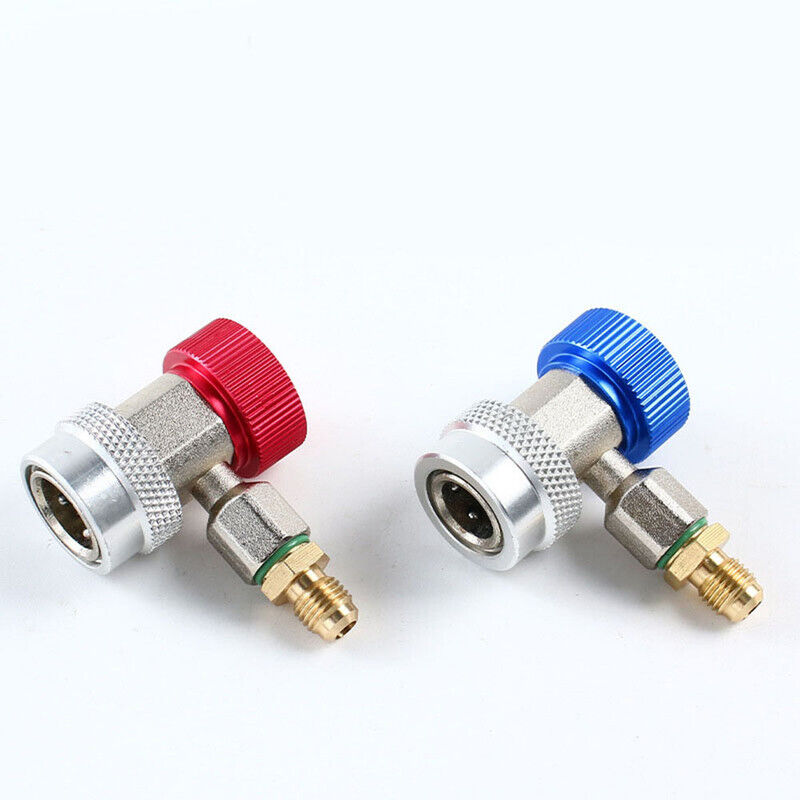 new Car Quick R134A Low High Coupler Connector Adapter AC Manifold Gauge koeek - KOEEK