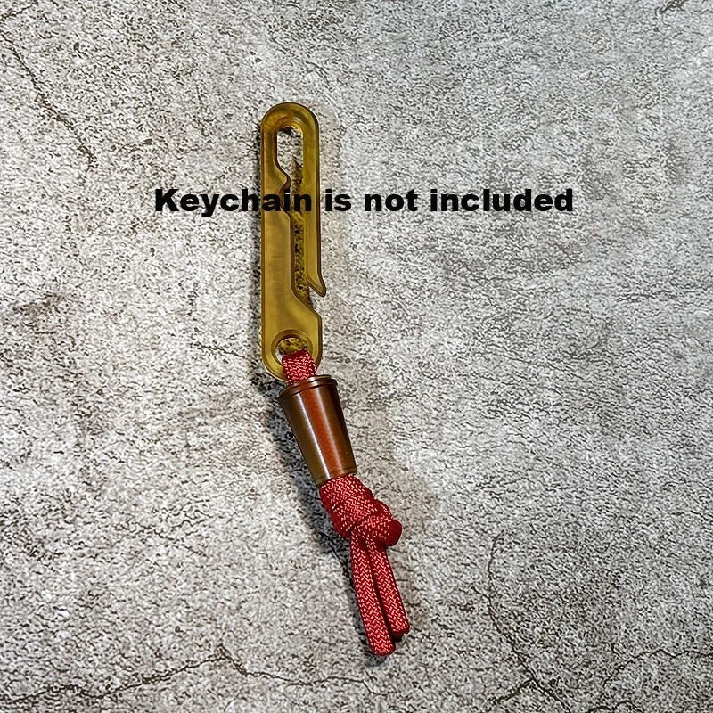 Ultem PEI Knife Bead Pendant Lanyard DIY Keychain Decorations Accessories EDC 07FC0E-D4 - KOEEK