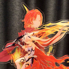 Anime Honkai Impact 3 Kiana Large Acrylic Desktop Stand Figure Collection Decor 07FC0E-D4 - KOEEK