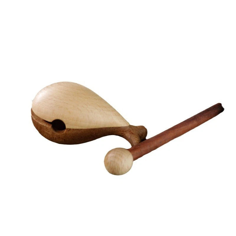 4.3x4.1x7.8cm Wooden Mokugyo Percussion Instrument Carved Wood Meditation Decor 07FC0E-D4 - KOEEK