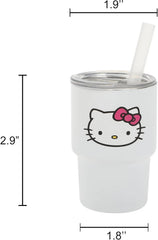 Bioworld Hello Kitty & Friends Character Faces 4-Pack 3 Oz Mini Tumbler Set BIOWORLD - KOEEK