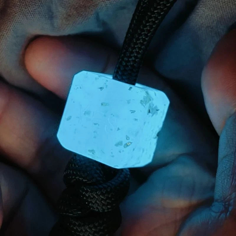 Glow in the Dark Knife Lanyard Bead Paracord Pendant Bracelet Making EDC Beads 07FC0E-D4 - KOEEK