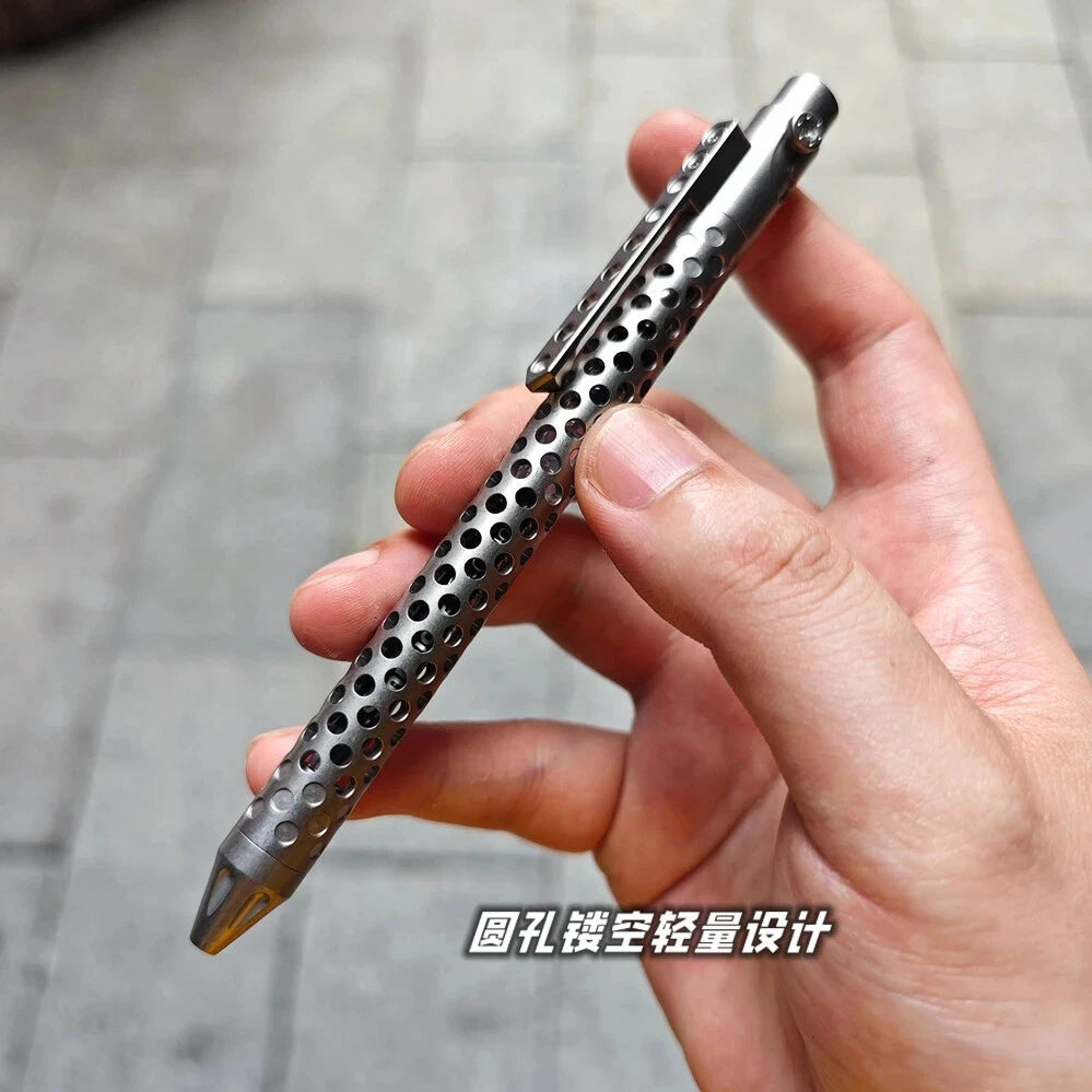 Titanium Alloy Pen With Collection Writing Multi-functional Portable Outdoor EDC 07FC0E-D4 - KOEEK