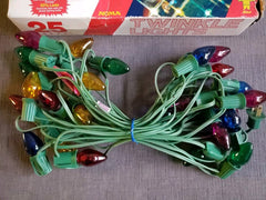 - Vtg NOMA Twinkle Lights 25 Indoor Christmas Lights USA NOMA - KOEEK
