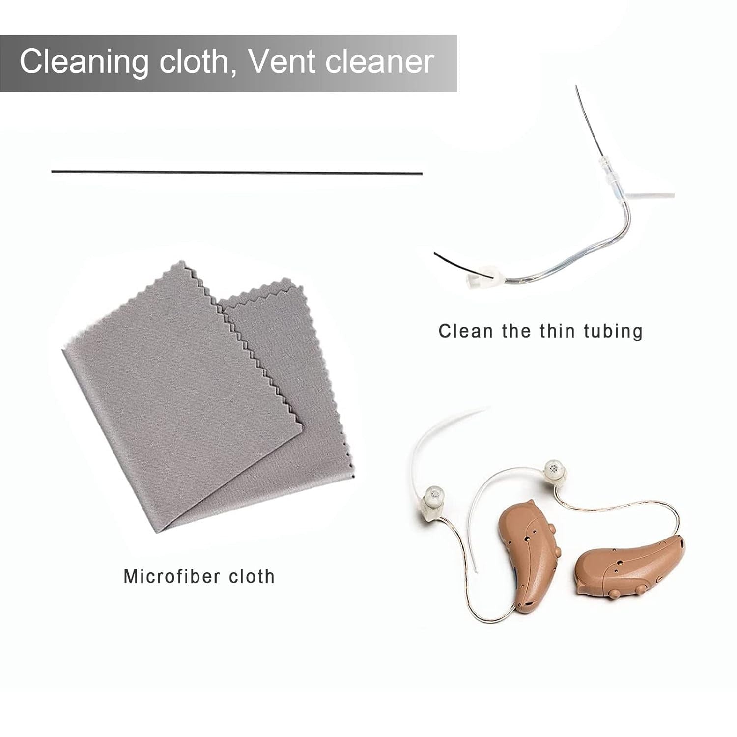 new 120 Count Hearing Aid Wipes Individually Packaged Cleaning Towelette with... 07FC0E-D4 - KOEEK