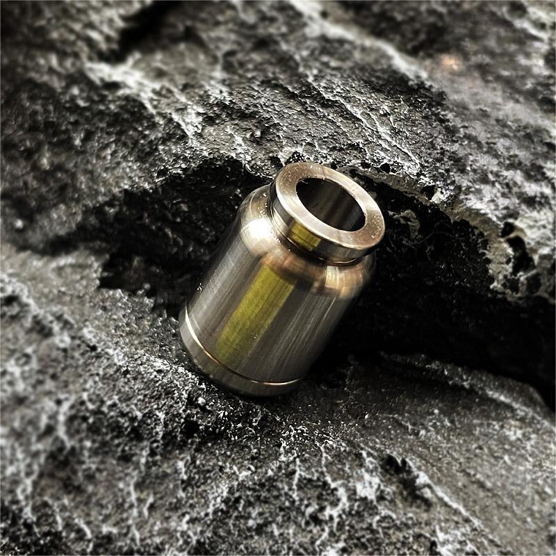 Titanium Alloy Knife Lanyard Bead Bottle Shape Paracord End Pendant Zip Pull EDC 07FC0E-D4 - KOEEK