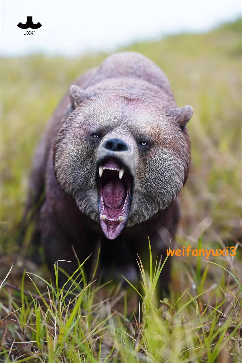 1/6 JXK Brown Bear Model Realistic Fierce Animal Soldier Scene GK Statue Toy 07FC0E-D4 - KOEEK
