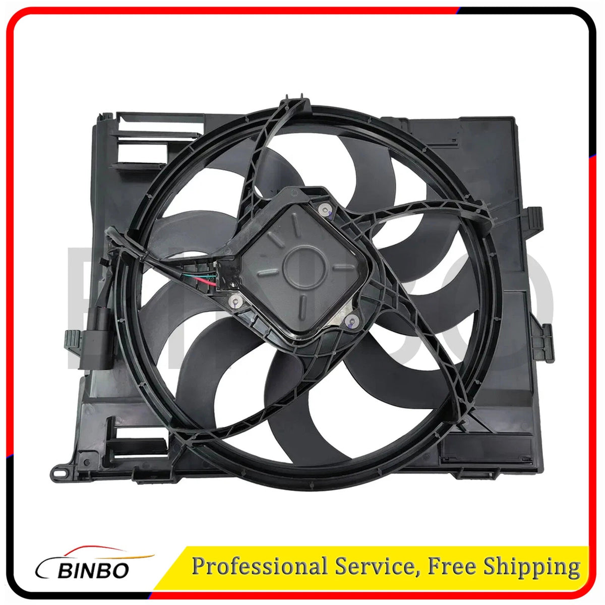 Radiator Cooling Fan Assembly For BMW 230i 330i 340i 430i 440i 16-20 17428625440 07FC0E-D4 - KOEEK