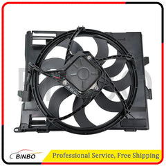 Radiator Cooling Fan Assembly For BMW 230i 330i 340i 430i 440i 16-20 17428625440 07FC0E-D4 - KOEEK