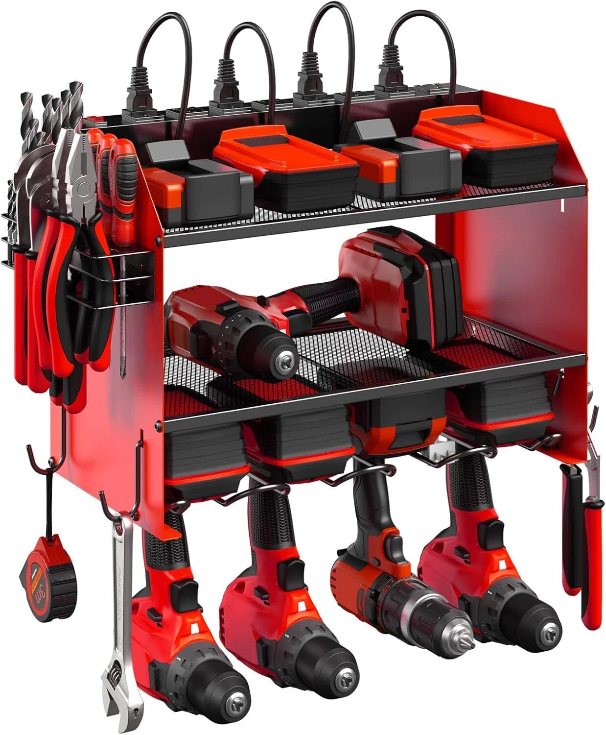 Modular Power Tool Storage Hanger with Charging Station 07FC0E-D4 - KOEEK