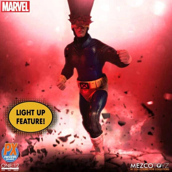 MEZCO Cyclops Light Up Version Feature Marvel Classic 1/12 Action Figure MEZCO - KOEEK