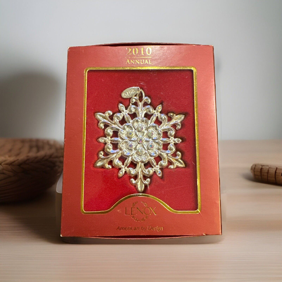 Lenox 2010 Snow Majesty Annual Christmas Snowflake Ornament NIB LENOX - KOEEK