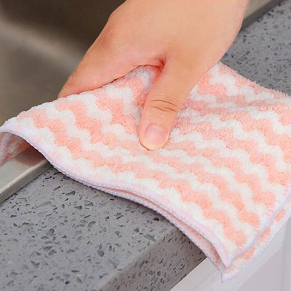 new  6 Pcs Kitchen Scrubber Absorbent Dish Towels Cleaning Cloth koeek - KOEEK