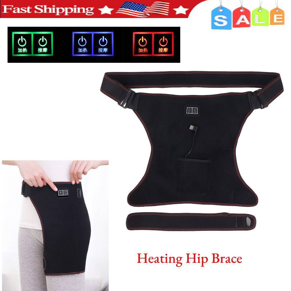 new Heating Hip Wrap Brace Sleeve Compression Brace Support Pain Arthritis Relief koeek - KOEEK