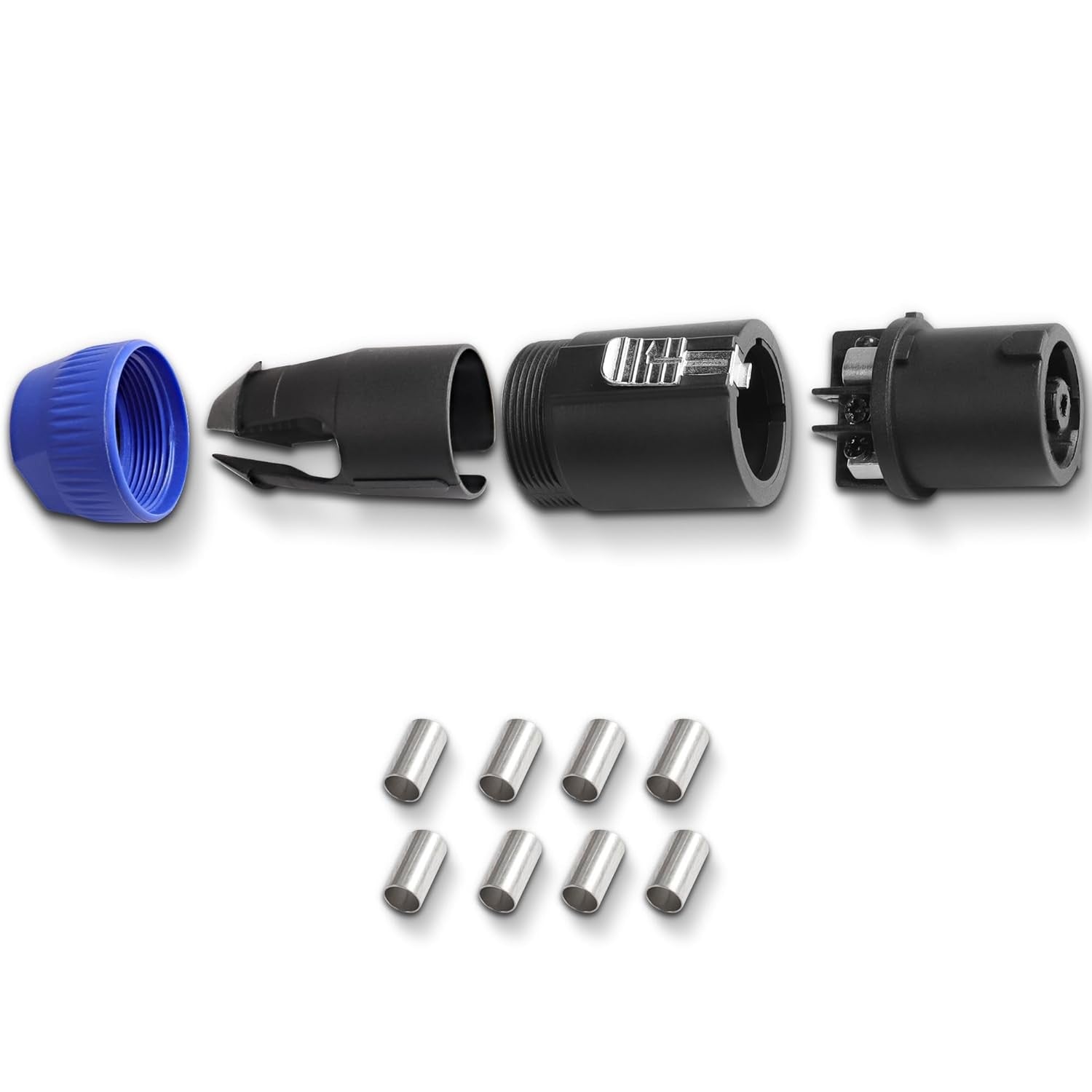 new MEIRIYFA 8 Pole Speakon Connector Plug,NL4 Speak-On 8 Pin Male Audio Speaker... MEIRIYFA - KOEEK