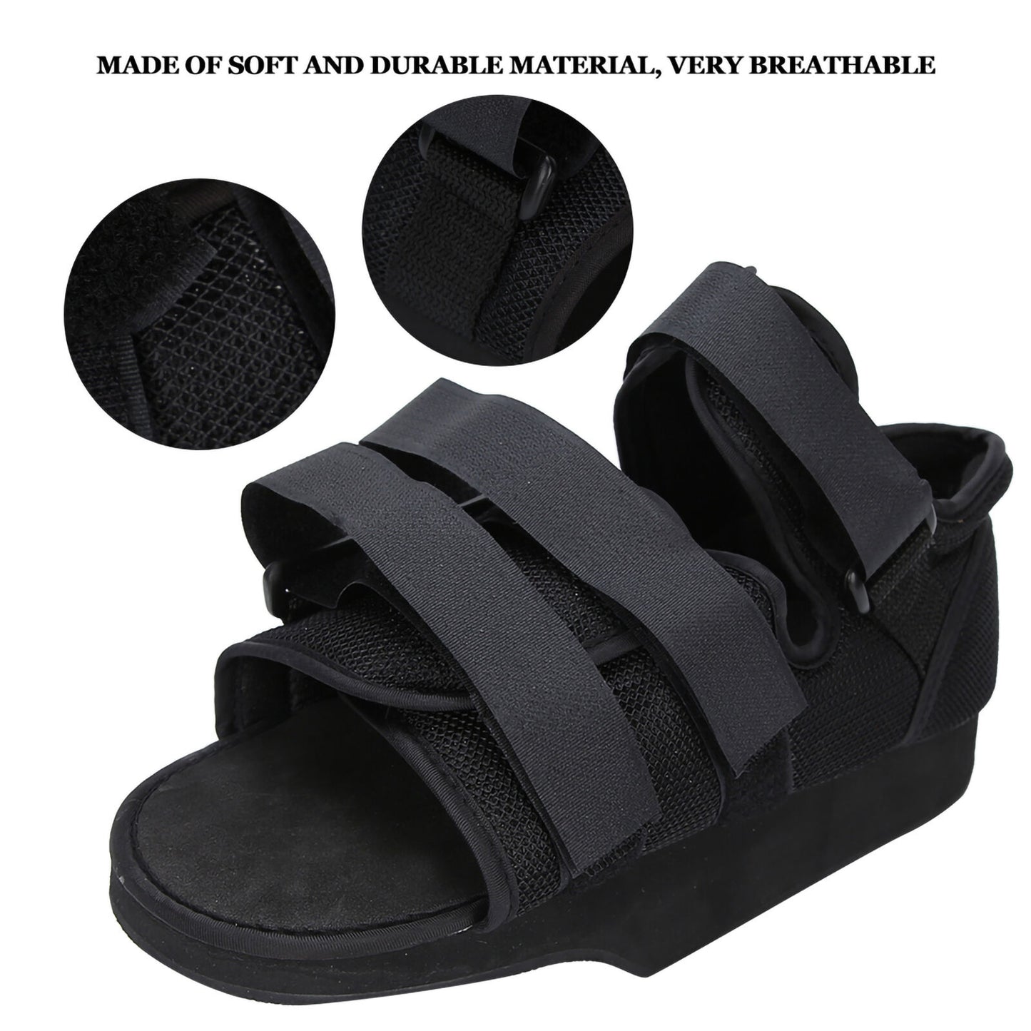 new Surgical Shoes Fracture Shoe Lightweight PostOp Walking Boot SkinCare(1 S) HGF koeek - KOEEK