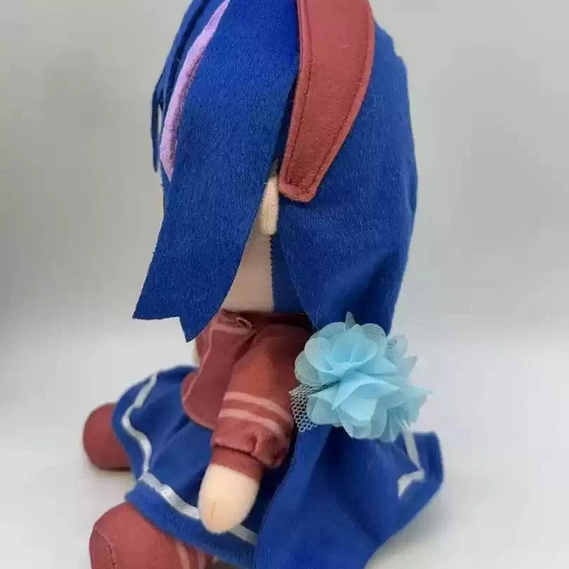 Game Miside Crazy Mita Fumo Plush Doll Sitting Plushie Stuffed Toy 20 cm w/Badge 07FC0E-D4 - KOEEK