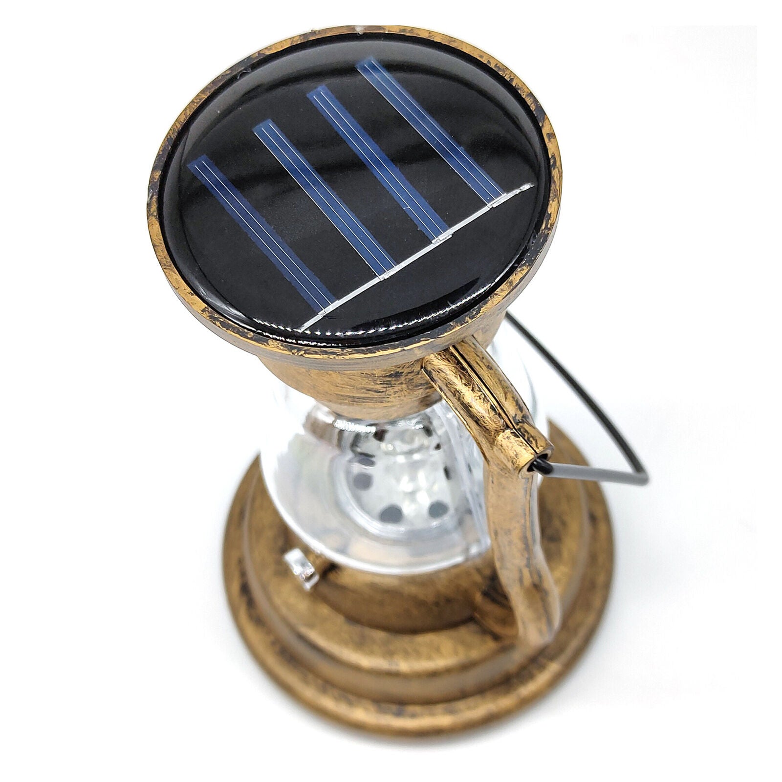 new Solar Lantern Outdoor, Hanging Solar Lights Flickering Flame LED Vintage koeek - KOEEK