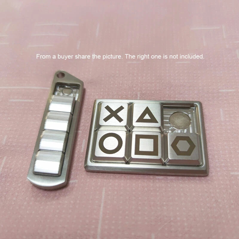 Pocket Click Clicker Magnetic Push Card Hand Fidget decompression Interest EDC 07FC0E-D4 - KOEEK