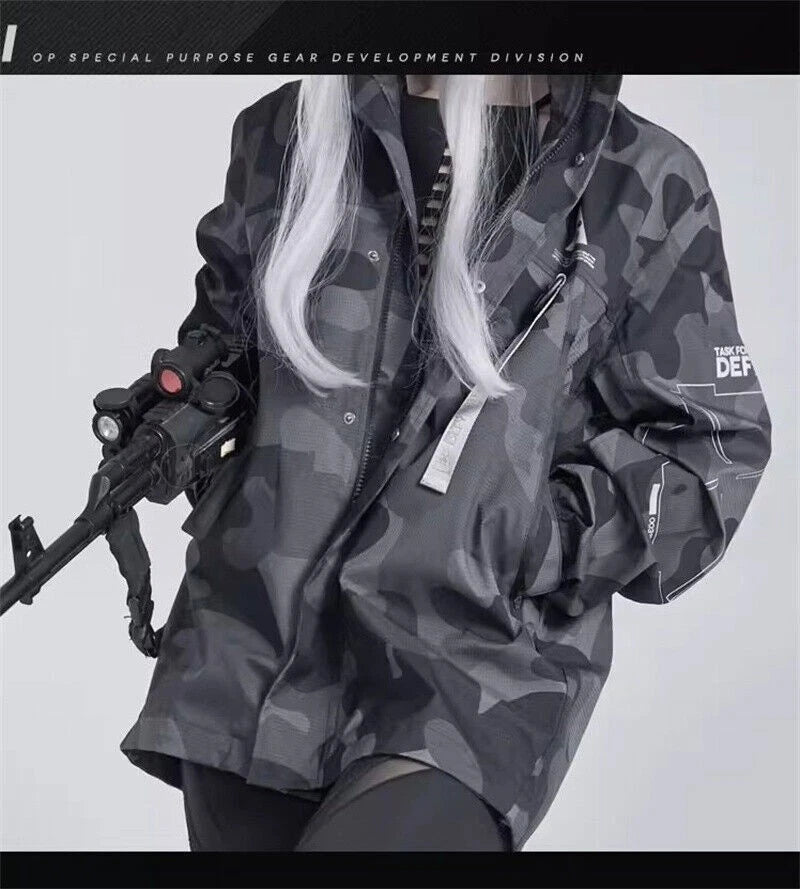 Girls' Frontline Outdoor Jacket TASK FORCE DEFY Official Hooded Windproof Jacket 07FC0E-D4 - KOEEK