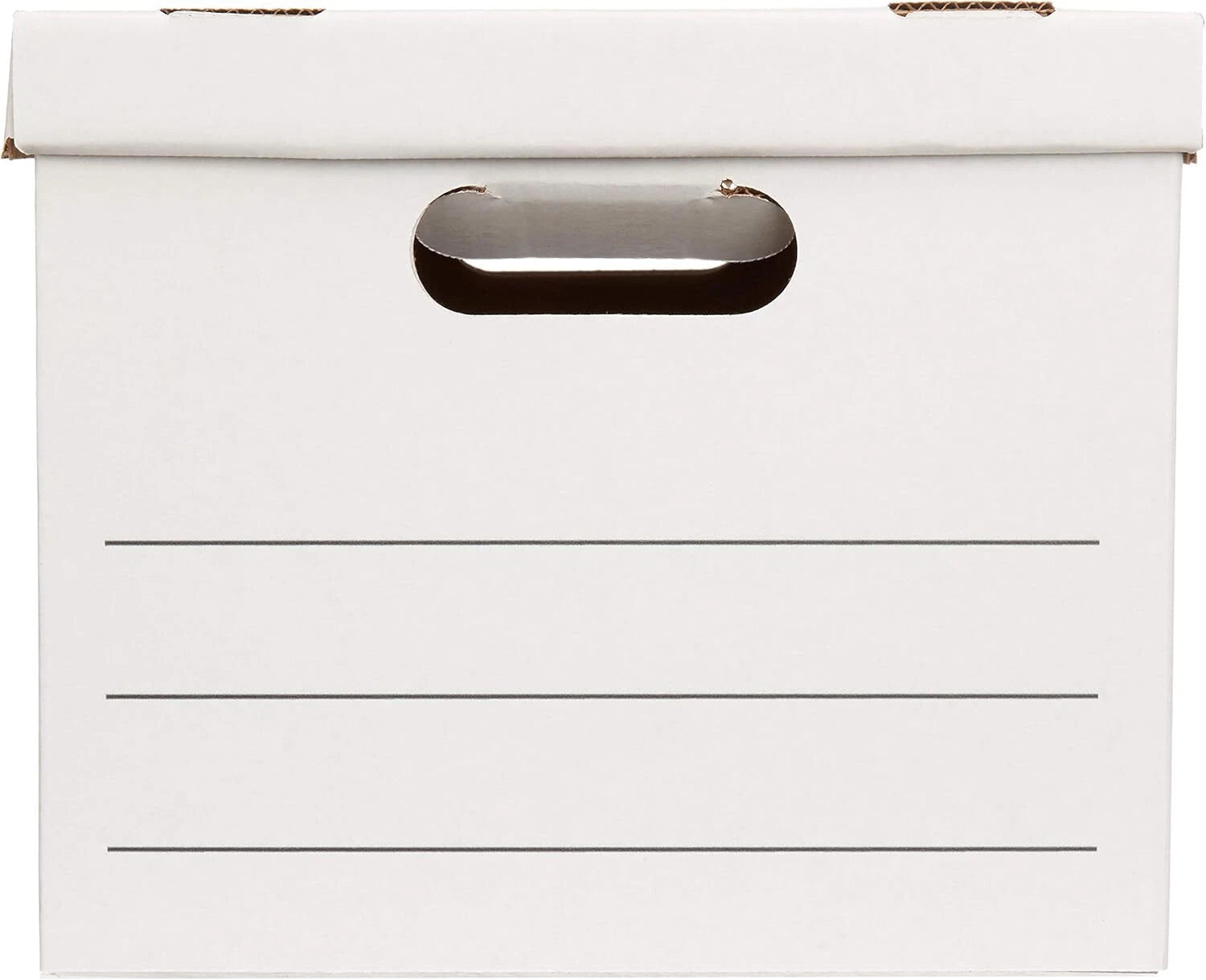 Storage and Documentation Box with Lid and Handles, Basic, 20-Piece, White 07FC0E-D4 - KOEEK