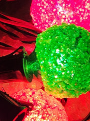 6 Vintage Ice Frosted Sugar Snowball Christmas Round Light Bulbs C7 USA Tested 07FC0E-D4 - KOEEK