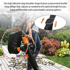 new 50026858 Trivac Leaf Collection Bag (WGBAG500) for Worx Vacuum Cleaner 12... 07FC0E-D4 - KOEEK