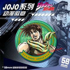Anime JoJo's Bizarre Adventure Figure Metal Pin Brooch Badge Art Gift 6Pcs/Set 07FC0E-D4 - KOEEK